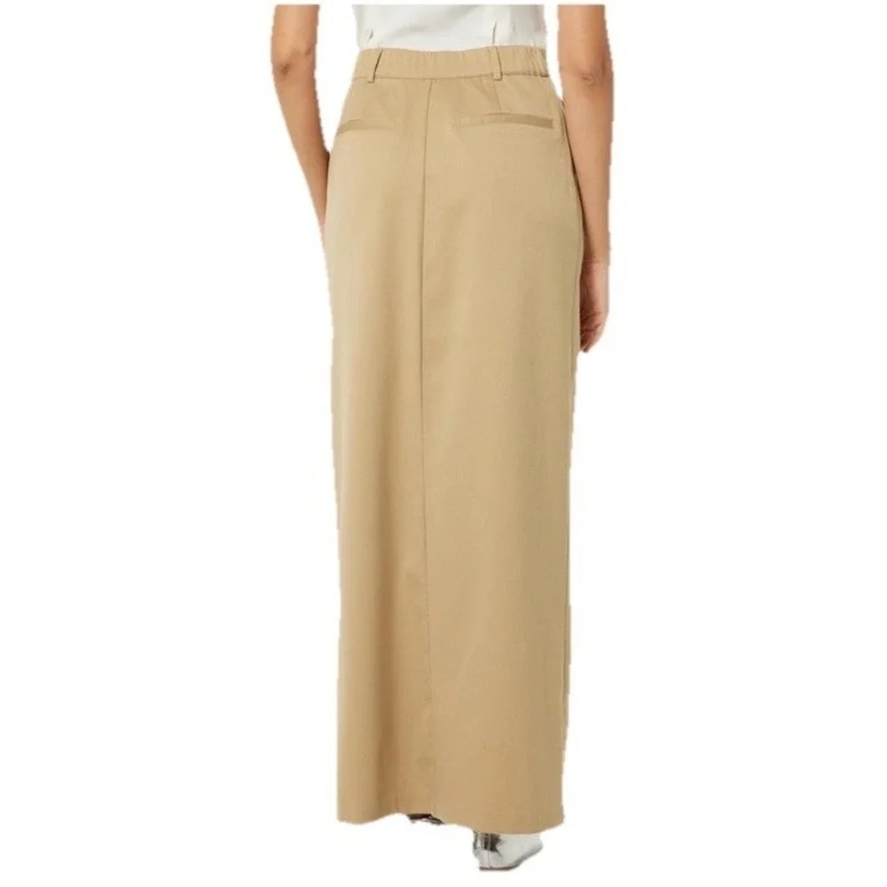 The‎ Drop Women's Roxy Suiting Column Skirt Travertine Dress Beige Khaki NEW 2XL